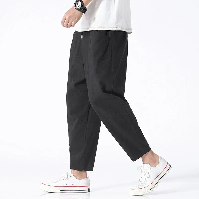 Kyoto Linen Cropped - Pants CAAYWORLD MEN