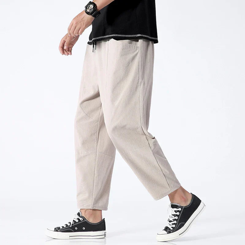 Kyoto Linen Cropped - Pants CAAYWORLD MEN