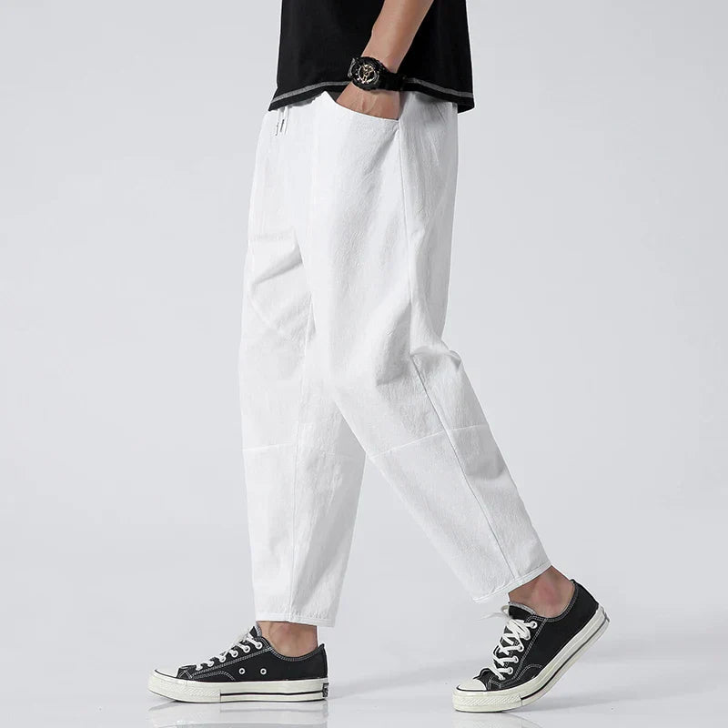 Kyoto Linen Cropped - Pants CAAYWORLD MEN
