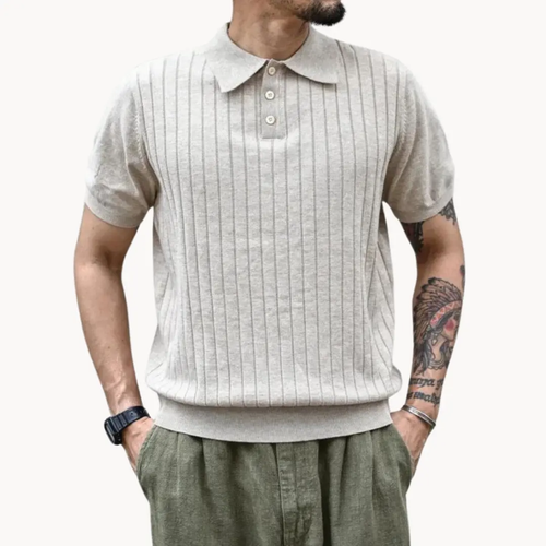 Langston Knit Polo - Polo Shirt CAAYWORLD