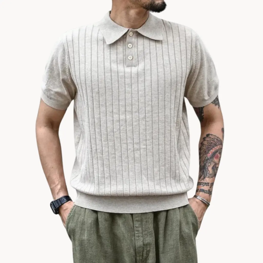 Langston Knit Polo - Polo Shirt CAAYWORLD