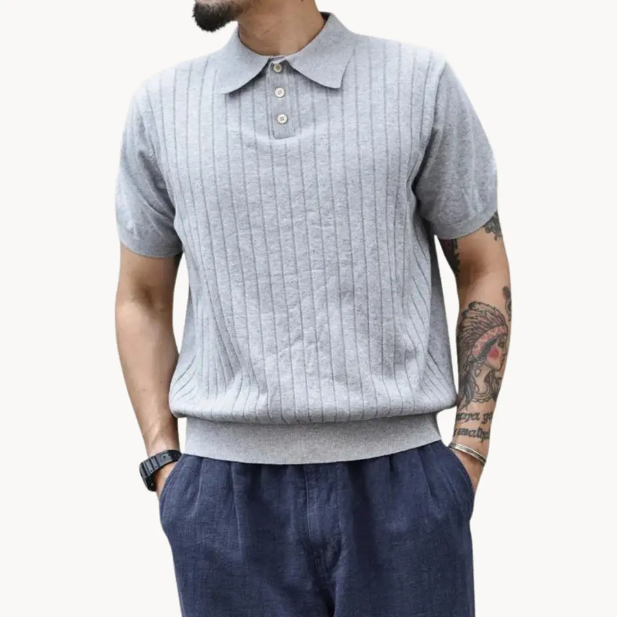 Langston Knit Polo - Polo Shirt CAAYWORLD