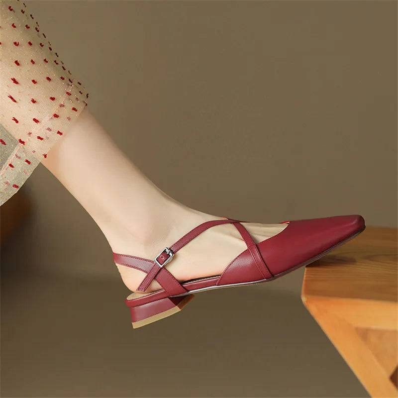 Leather Ballet - Flats CAAYWORLD WOMEN