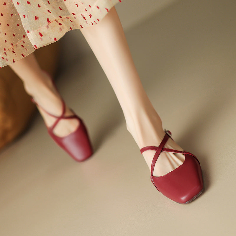 Leather Ballet - Flats CAAYWORLD WOMEN