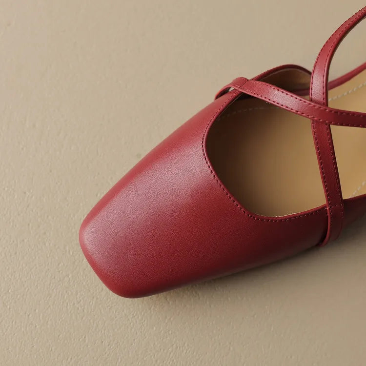 Leather Ballet - Flats CAAYWORLD WOMEN
