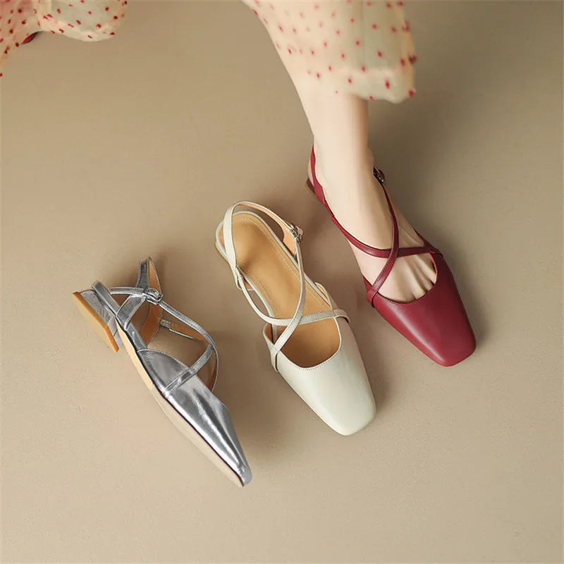 Leather Ballet - Flats CAAYWORLD WOMEN
