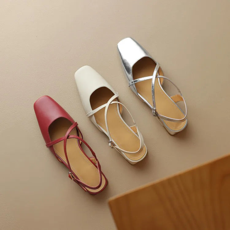Leather Ballet - Flats CAAYWORLD WOMEN