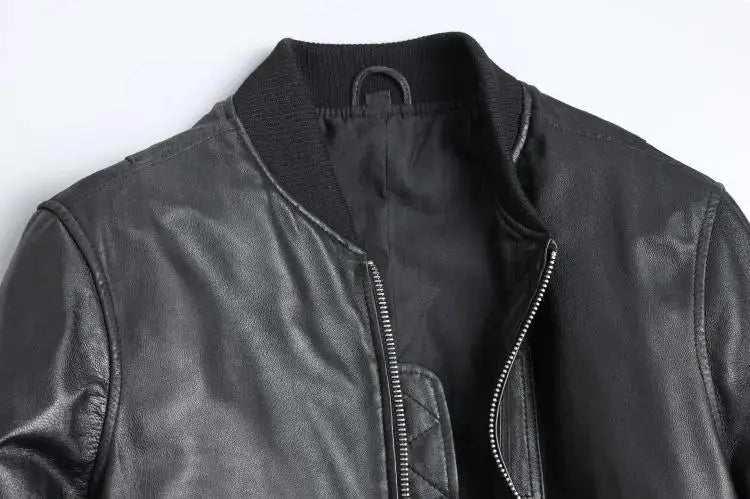 Leather Bomber - Jacket CAAYWORLD