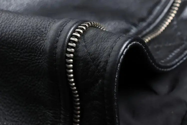 Leather Bomber - Jacket CAAYWORLD