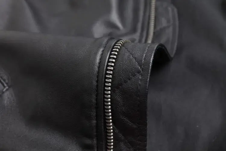 Leather Bomber - Jacket CAAYWORLD