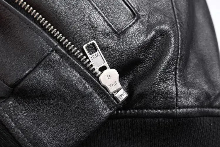 Leather Bomber - Jacket CAAYWORLD