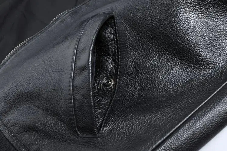Leather Bomber - Jacket CAAYWORLD