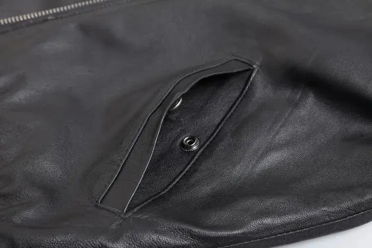 Leather Bomber - Jacket CAAYWORLD