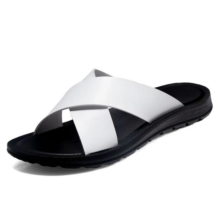 Leather Crossover - Sandal CAAYWORLD MEN
