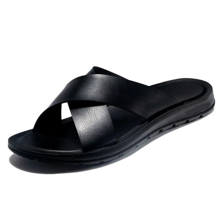 Leather Crossover - Sandal CAAYWORLD MEN