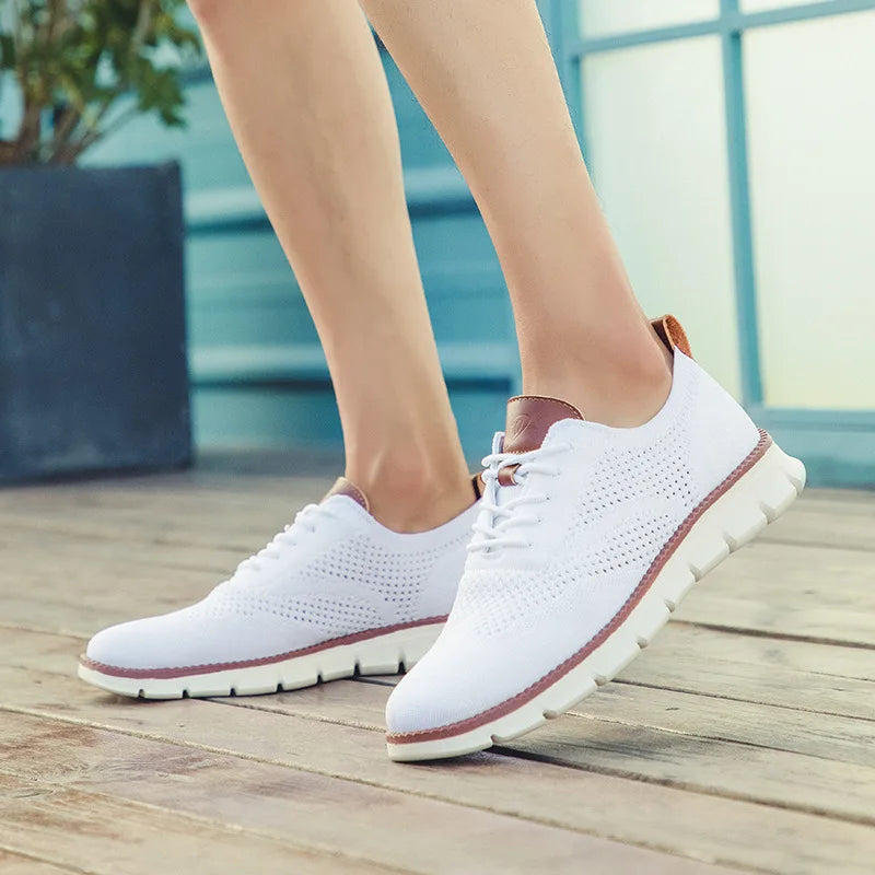 Leather Knit - Sneakers CAAYWORLD MEN