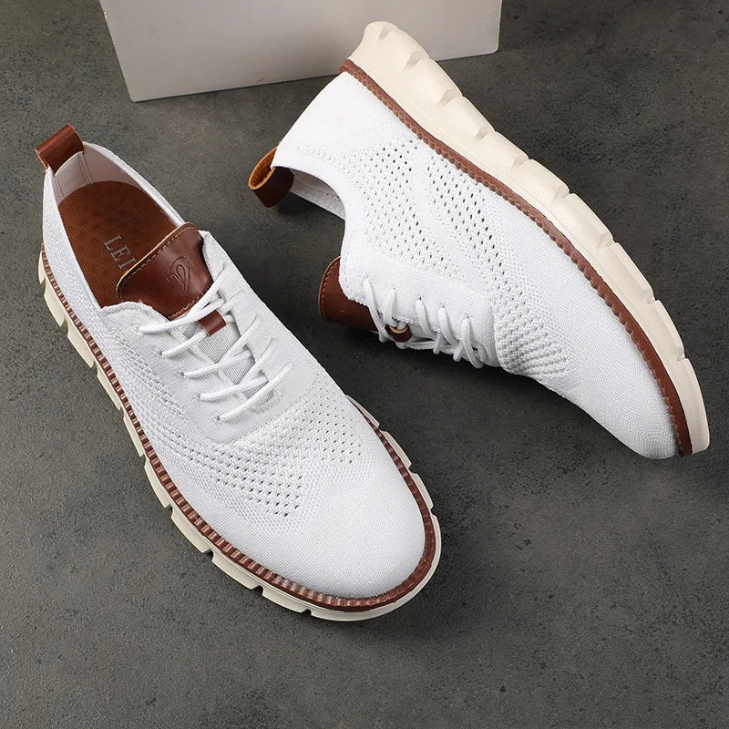 Leather Knit - Sneakers CAAYWORLD MEN