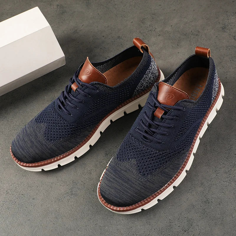 Leather Knit - Sneakers CAAYWORLD MEN