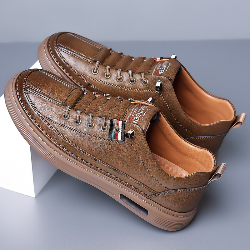 Leather Lace-Up Low-Top - Sneaker CAAYWORLD MEN