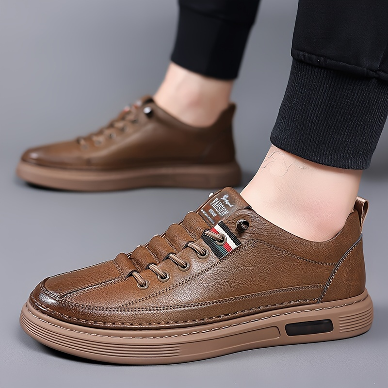 Leather Lace-Up Low-Top - Sneaker CAAYWORLD MEN