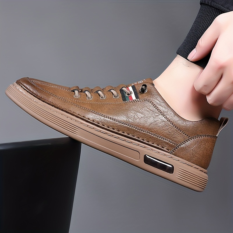 Leather Lace-Up Low-Top - Sneaker CAAYWORLD MEN