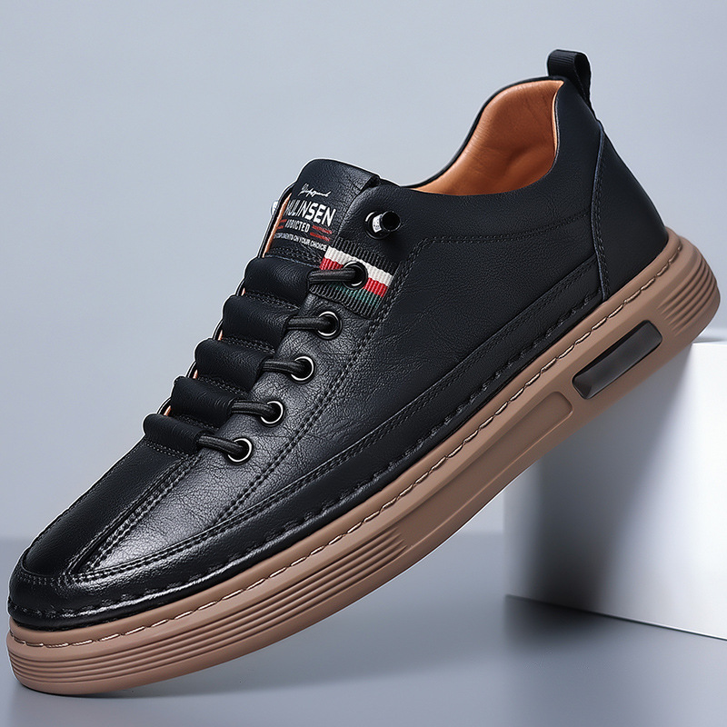 Leather Lace-Up Low-Top - Sneaker CAAYWORLD MEN