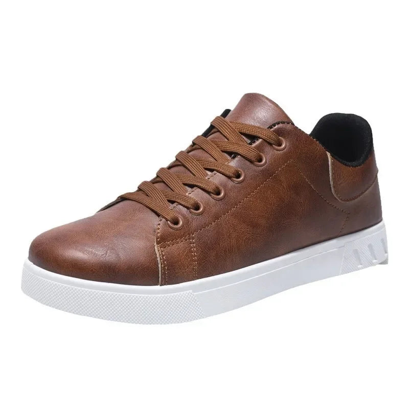 Leather Lace-Up Low-Top - Sneakers CAAYWORLD MEN