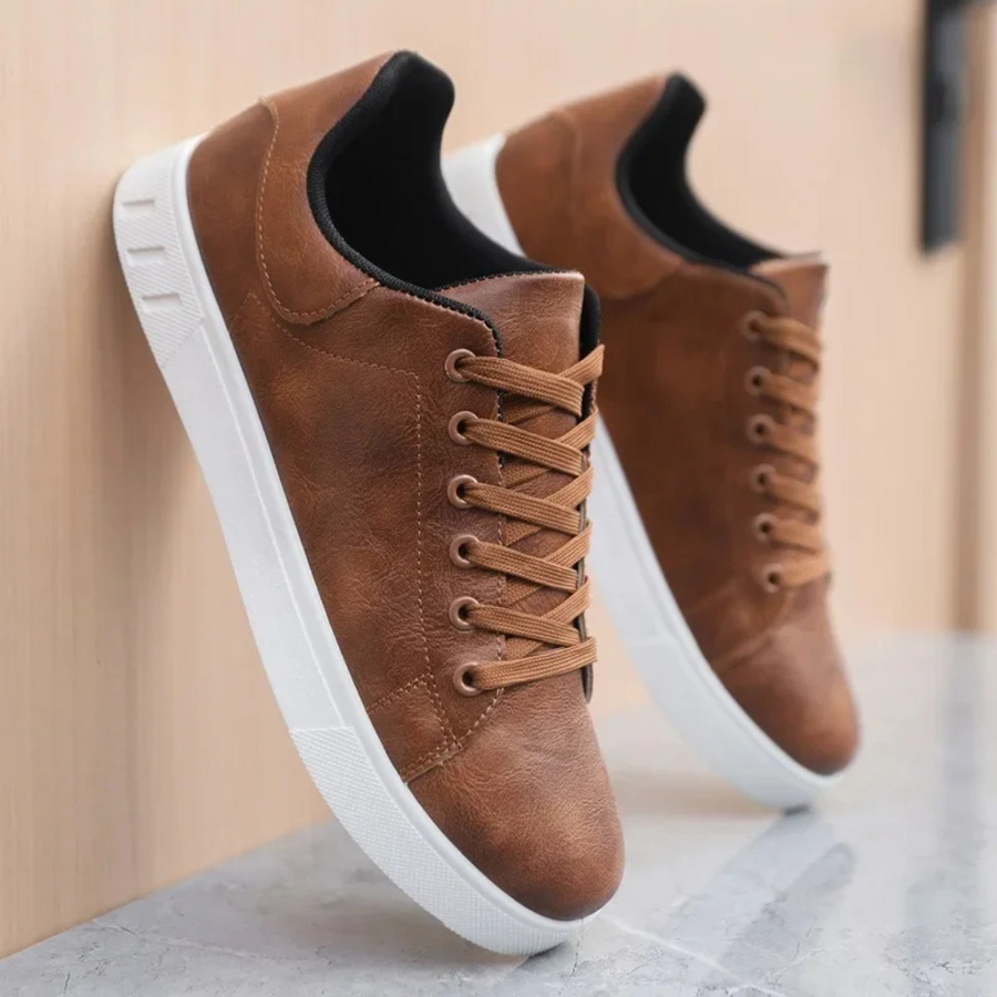 Leather Lace-Up Low-Top - Sneakers CAAYWORLD MEN
