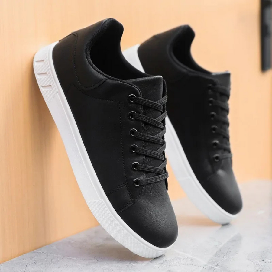 Leather Lace-Up Low-Top - Sneakers CAAYWORLD MEN