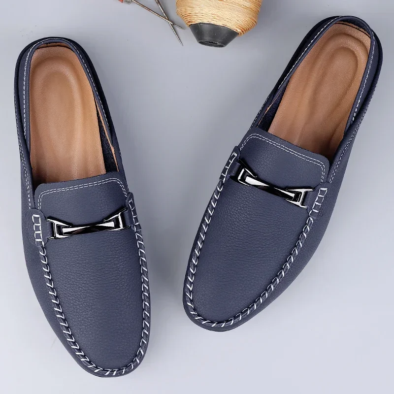 Leather Slip-On - Loafers CAAYWORLD MEN