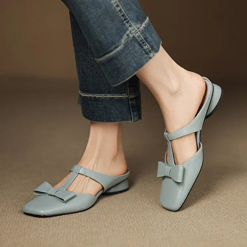 Leather Slip-On - Mules