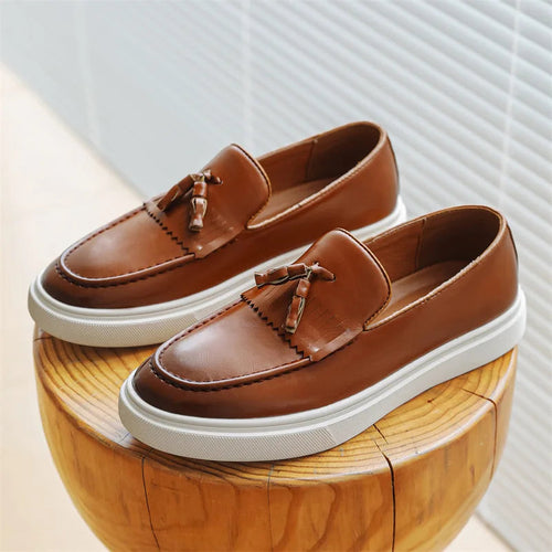 Leather Tassel - Loafers CAAYWORLD MEN