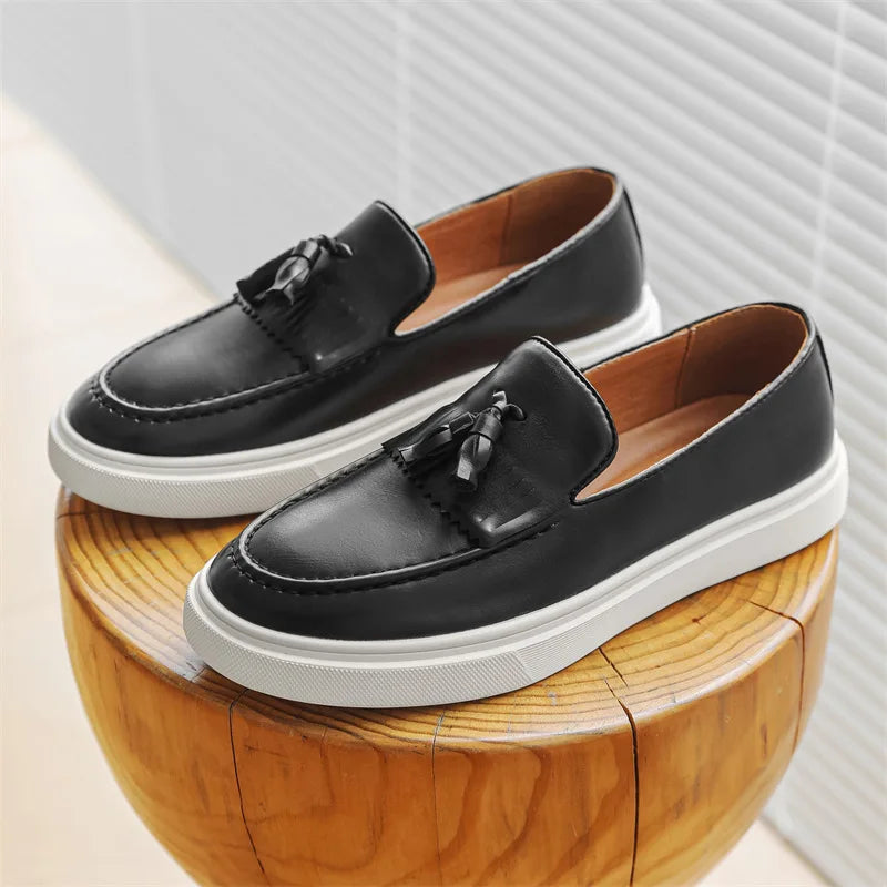 Leather Tassel - Loafers CAAYWORLD MEN
