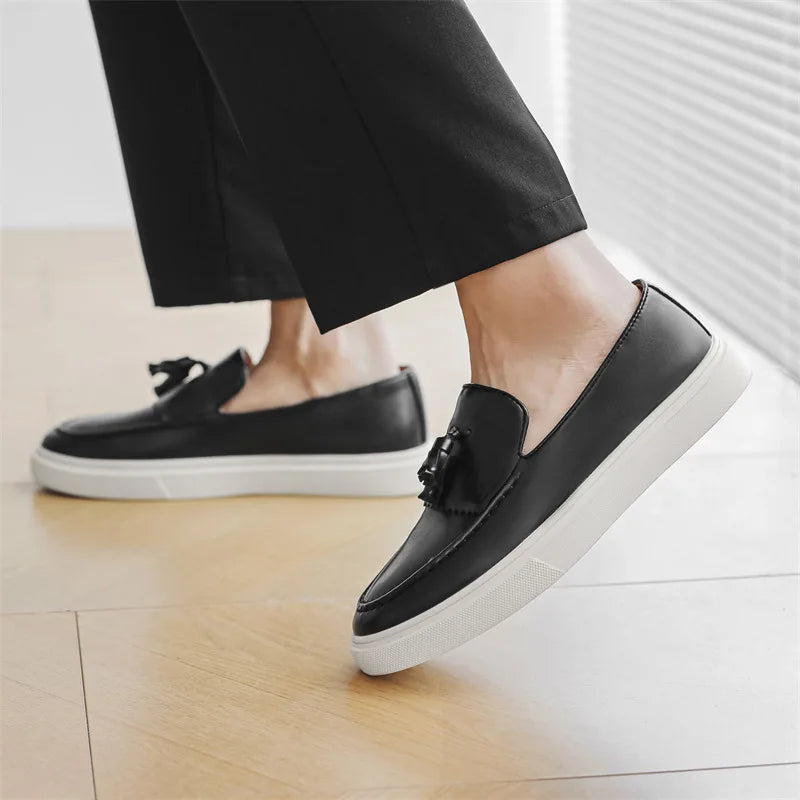 Leather Tassel - Loafers CAAYWORLD MEN