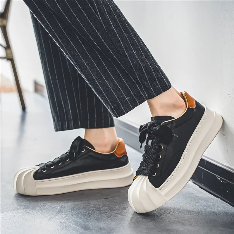 Leather Wave Sole - Sneakers CAAYWORLD MEN