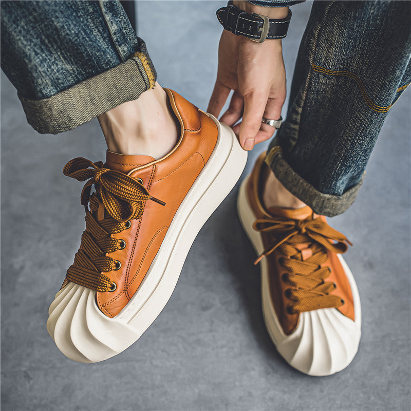 Leather Wave Sole - Sneakers CAAYWORLD MEN