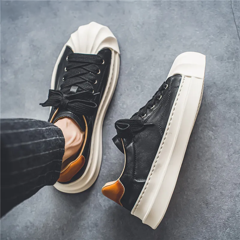 Leather Wave Sole - Sneakers CAAYWORLD MEN