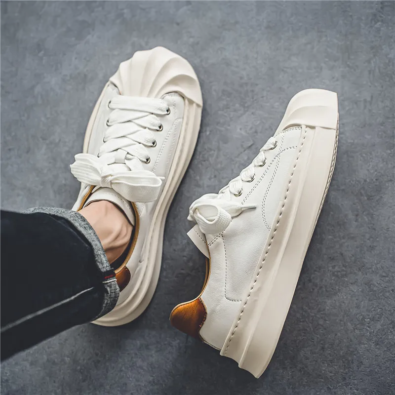 Leather Wave Sole - Sneakers CAAYWORLD MEN