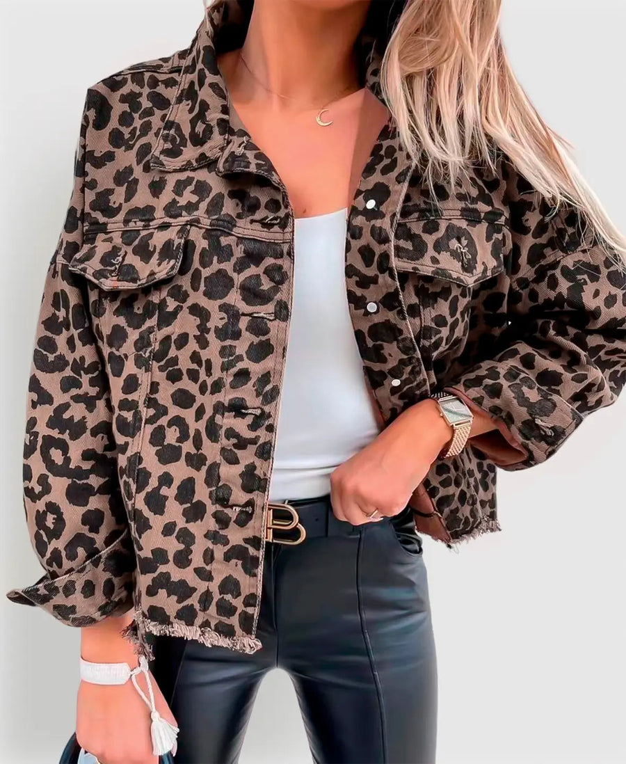 Leopard Print Faux-Fur - Jacket CAAYWORLD