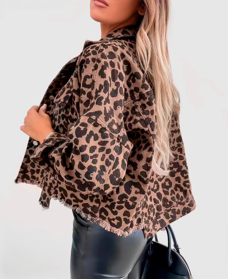 Leopard Print Faux-Fur - Jacket CAAYWORLD