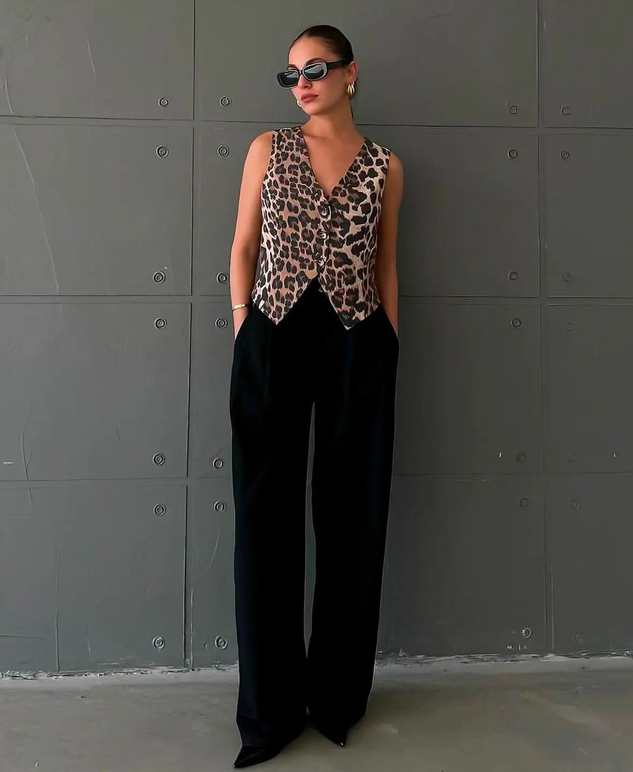 Leopard Print - Vest CAAYWORLD