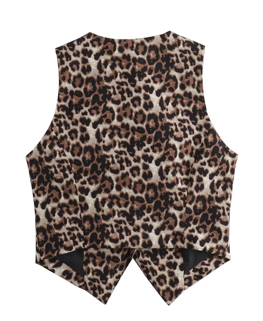 Leopard Print - Vest CAAYWORLD