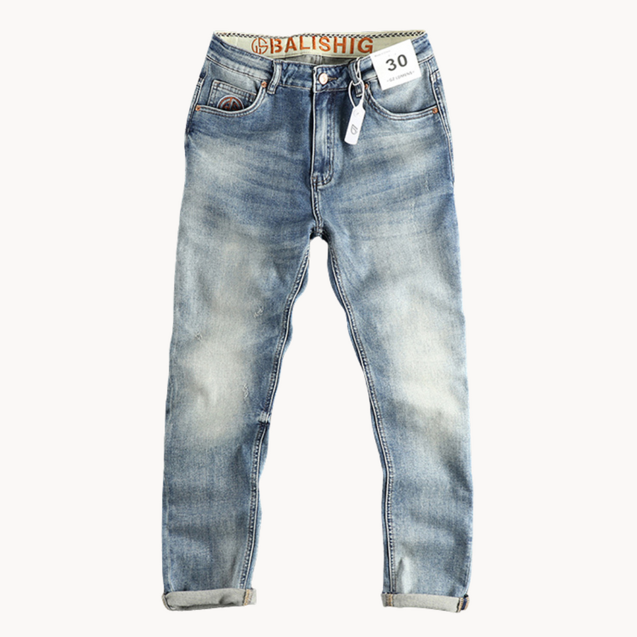 Light Blue Washed Denim - Jeans CAAYWORLD MEN