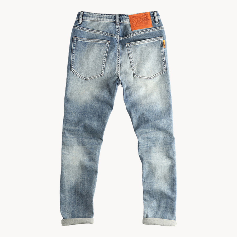 Light Blue Washed Denim - Jeans CAAYWORLD MEN