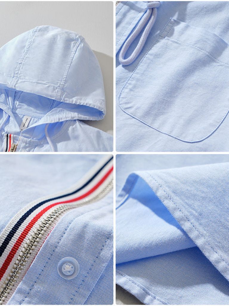Light Covenant Linen Hooded Shirt  – CAAYWORLD CAAYWORLD