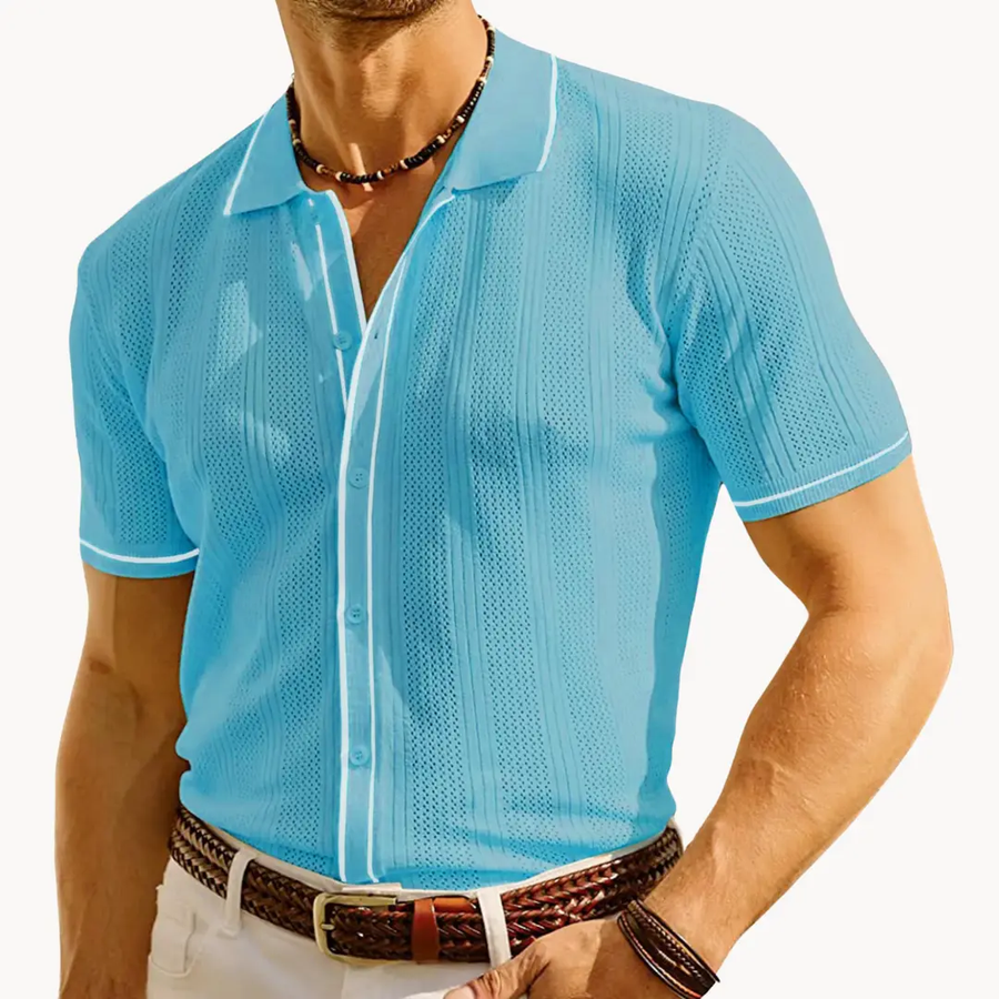 Lightweight Breathable Short Sleeve - Polo Shirt CAAYWORLD