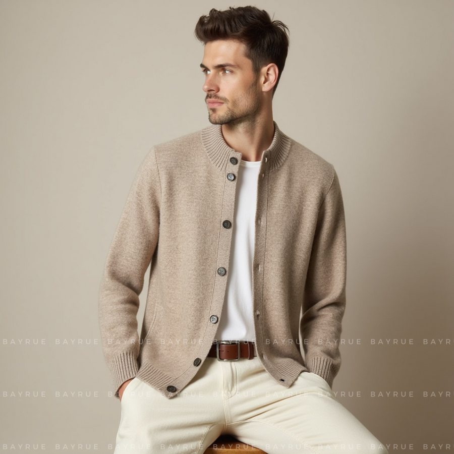 Lightweight Cashmere Knit - Cardigan CAAYWORLD MEN