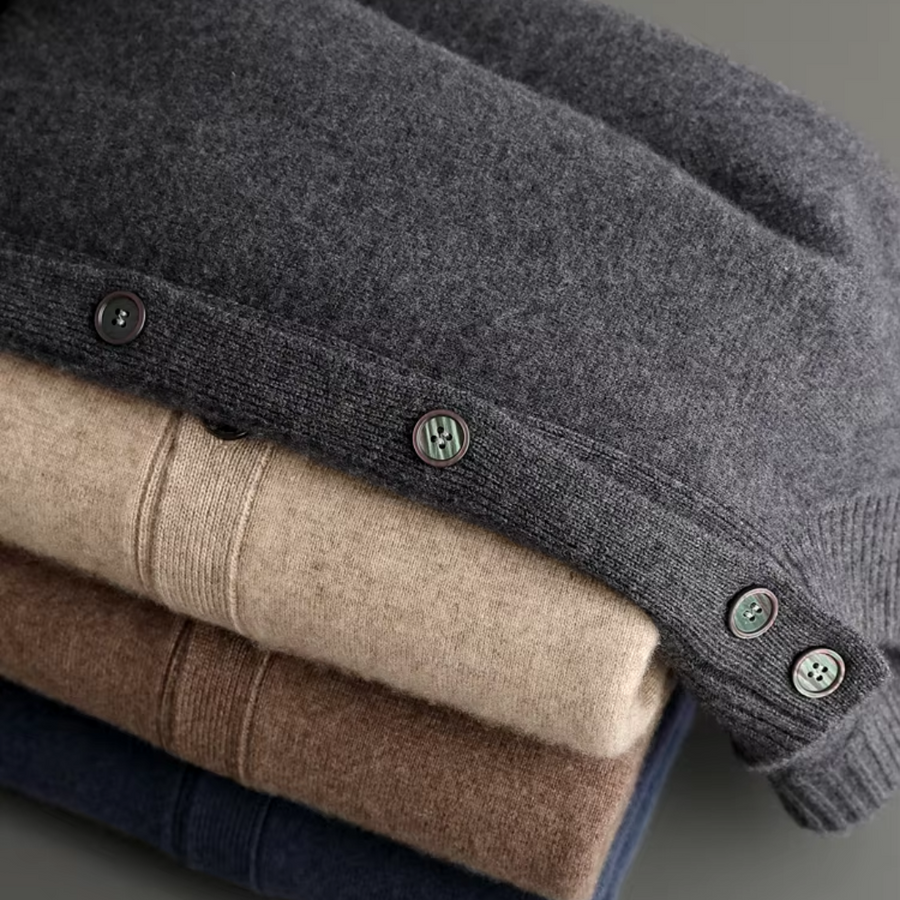 Lightweight Cashmere Knit - Cardigan CAAYWORLD MEN