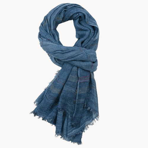 Lightweight Cotton Fringed - Scarf CAAYWORLD MEN