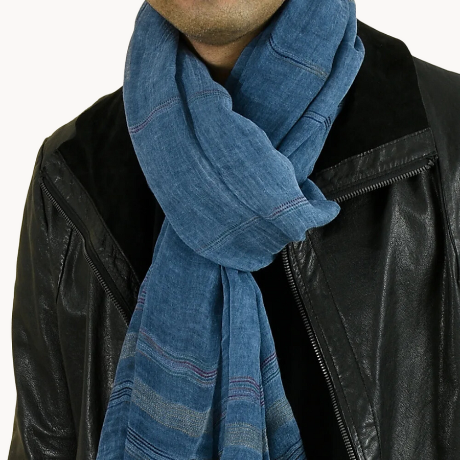 Lightweight Cotton Fringed - Scarf CAAYWORLD MEN